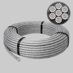 Câble d’acier 5/16" x 150' – 7x19 galvanisé