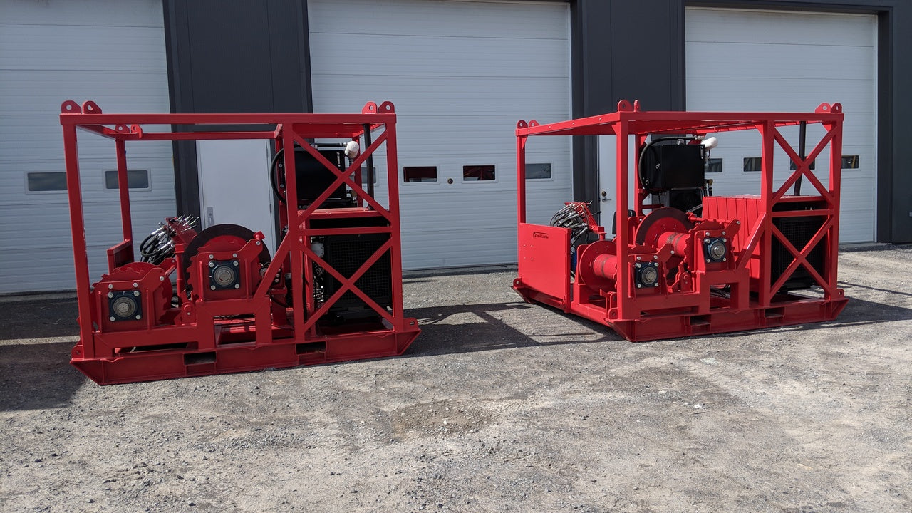 Hydraulic winch Capital Winch Surmesure