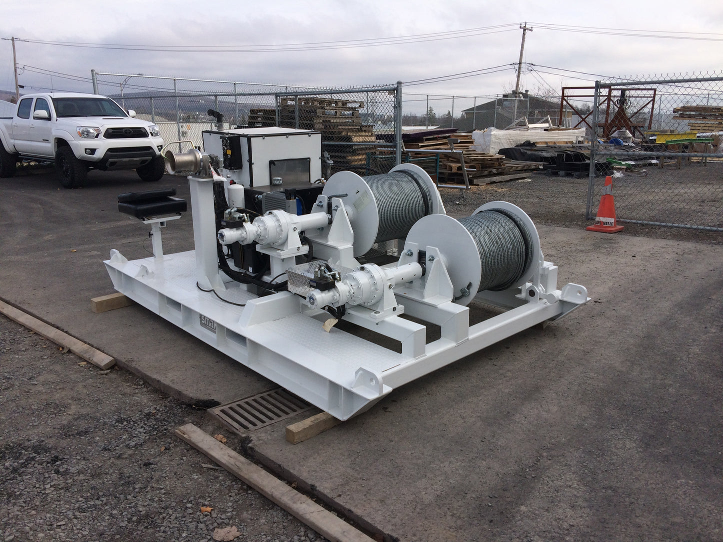 Hydraulic winch Capital Winch Surmesure