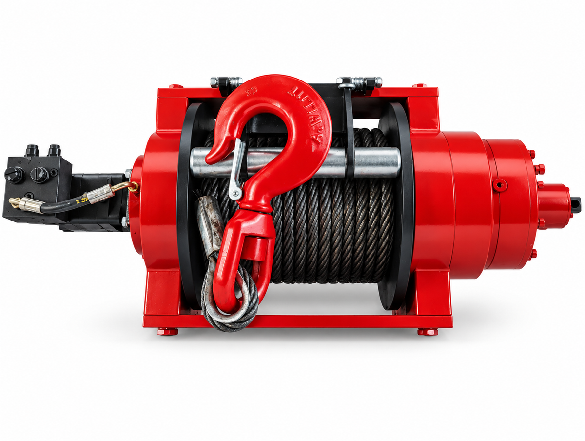 HWE100 Treuil hydraulique 22 000 lb  – Capital Winch