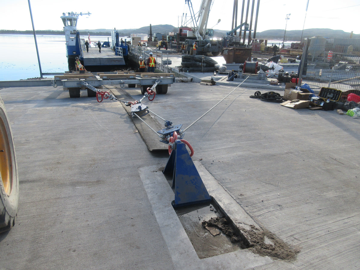 Capital Winch marine hydraulic winch for Groupe Océan