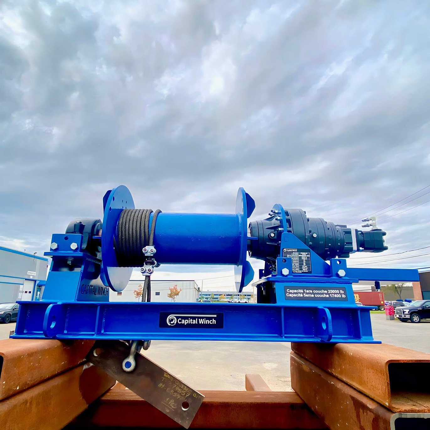 Purpose-built trailer winch