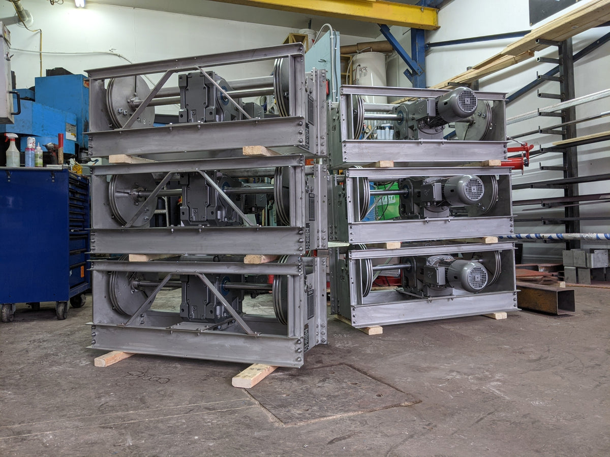 Systèmes de treuils sur mesure assemblés dans l’atelier de Capital Winch