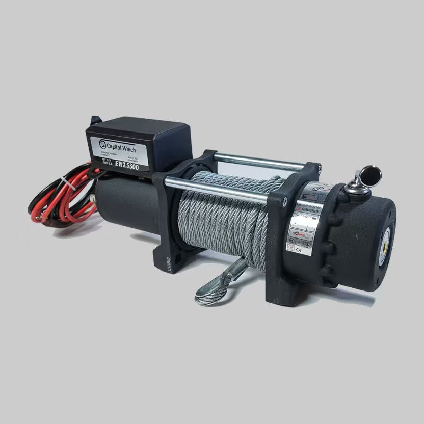 5500 lb 12V Electric Winch EWX5500 – Capital Winch