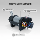 Electric winch Capital Winch EWB18000 12V