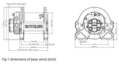Rotzler Titan Ti2 Hydraulic Winch – 5900 lb